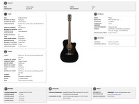 Fender CD-60SCE Blk WN Fender CD-60SCE Blk WN